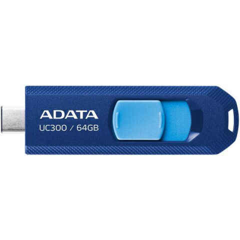 USB Flash накопитель 64Gb ADATA UC300 Blue/Light Blue