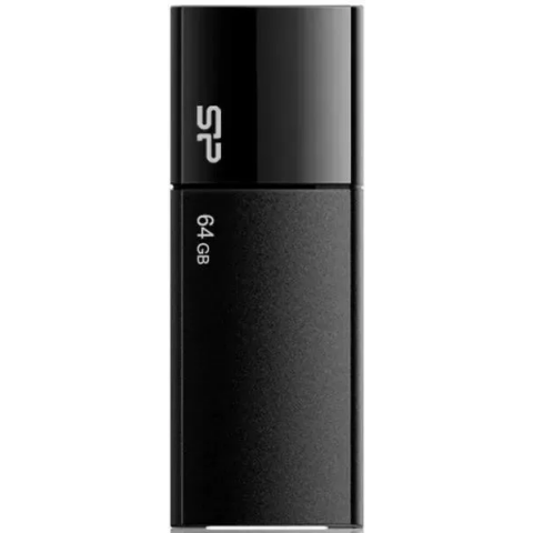 USB Flash накопитель 64Gb Silicon Power Ultima U05 Black (SP064GBUF2U05V1K)_0