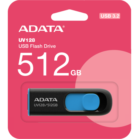 USB Flash накопитель 512Gb ADATA UV128 Black/Blue_1