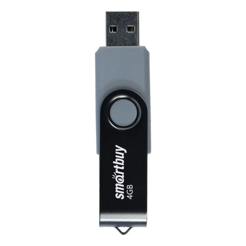 USB Flash накопитель 4Gb SmartBuy Twist Black (SB004GB2TWK)_0
