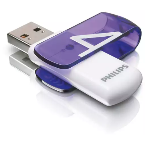 USB Flash накопитель 4Gb Philips VIVID2.0