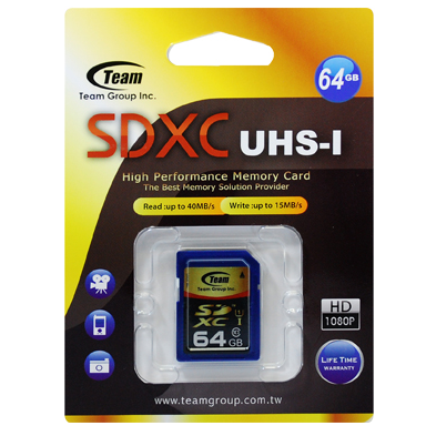 Карта памяти 64Gb SD Team (TSDXC64GUHS01)_0