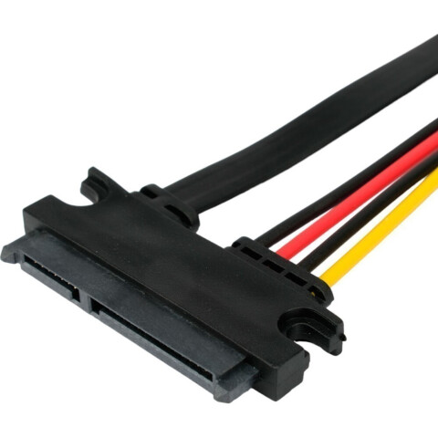 Кабель SATA + Molex - SATA (7+15-pin), 0.3м, Cablexpert CC-XH2.54-SATAL-30CM_1