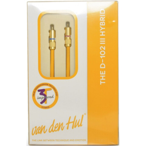 Кабель 2x RCA (M) - 2x RCA (M), 1.5м, Van den Hul The D-102 III 3T Hybrid B09BA015