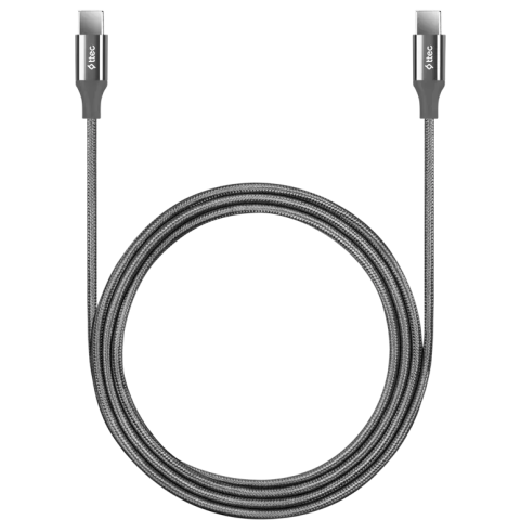Кабель USB Type-C - USB Type-C, 1.5м, ttec 2DK53 Space Grey