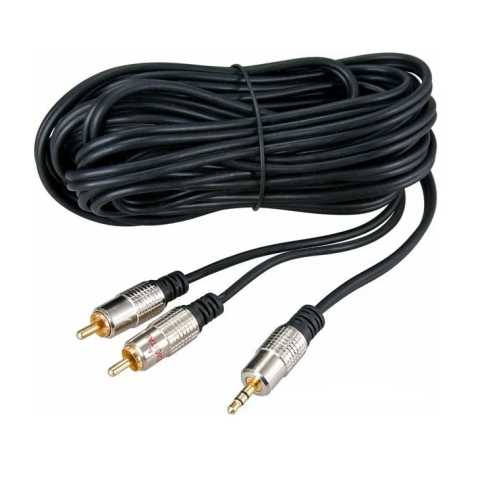 Кабель 3.5 Jack (M) - 2x RCA (M), 5м, Rexant 17-4225_0