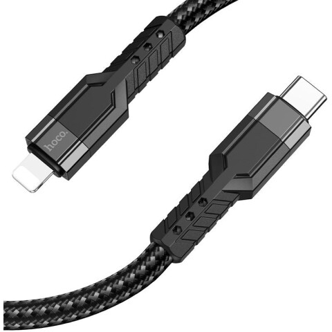 Кабель USB Type-C - Lightning, 1.2м, HOCO U110 Black