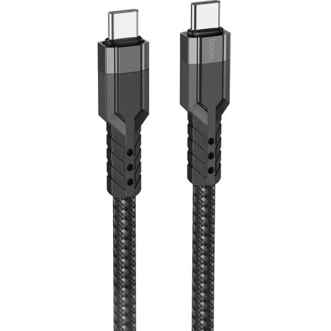 Кабель USB Type-C - USB Type-C, 1.2м, HOCO U110 Black