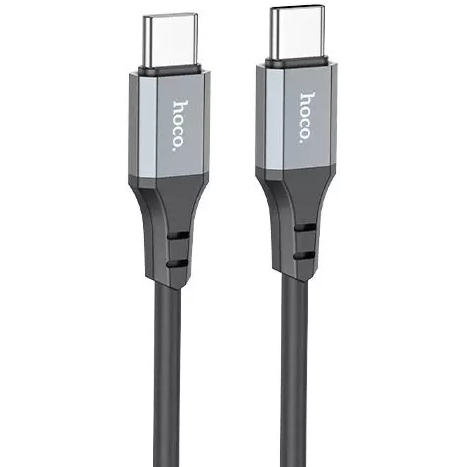 Кабель USB Type-C - USB Type-C, 1м, HOCO X86 Spear Black