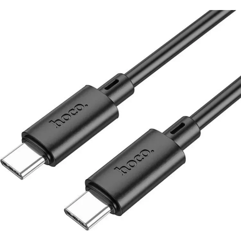 Кабель USB Type-C - USB Type-C, 1м, HOCO X88 Gratified Black