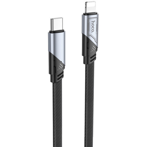 Кабель USB Type-C - Lightning, 1.2м, HOCO U119 Machine Black