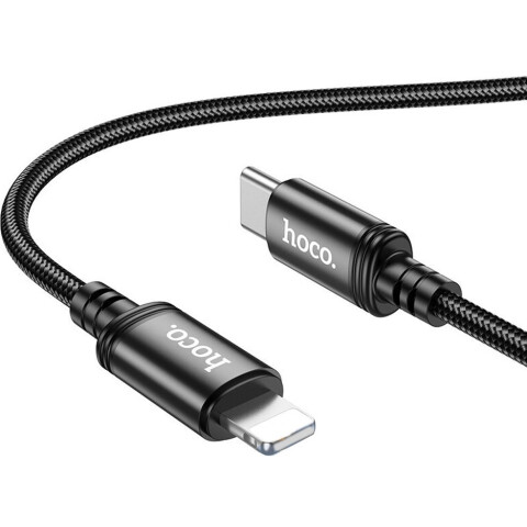Кабель USB Type-C - Lightning, 1м, HOCO X89 Wind Black