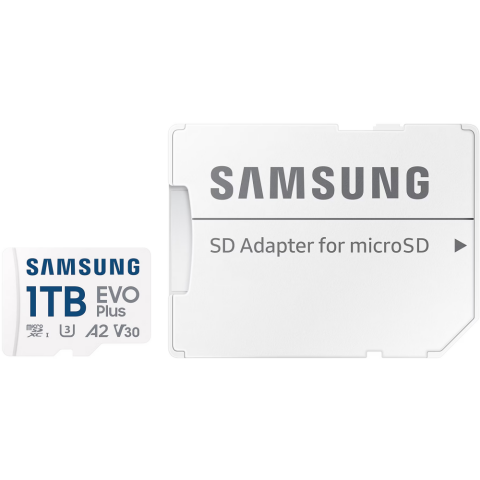 Карта памяти 1Tb MicroSD Samsung EVO Plus + SD адаптер (MB-MC1T0SA)_0