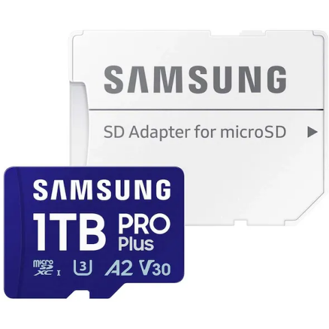 Карта памяти 1Tb MicroSD Samsung PRO Plus + SD адаптер (MB-MD1T0SA)_0