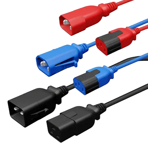 Кабель питания IEC-320-C13 - IEC-320-C14, 1м, Raktek RTPCL131410R