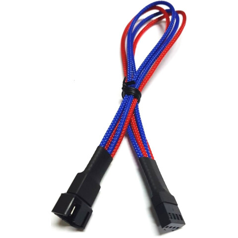 Удлинитель 4-pin PWM, 0.3м, Nanoxia NXPWV3EBR