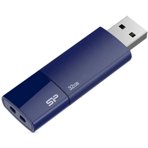 USB Flash накопитель 32Gb Silicon Power Ultima U05 Blue (SP032GBUF2U05V1D)_0