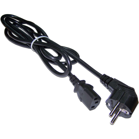 Кабель питания Schuko - IEC-320-C13, 5м, Lanmaster LAN-PP13/SHA-5.0-BK