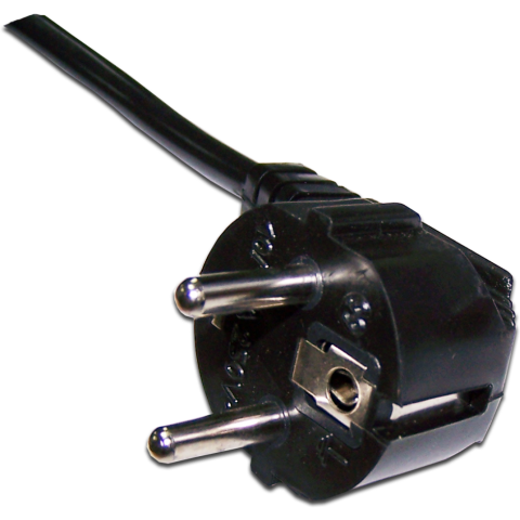 Кабель питания Schuko - IEC-320-C19, 1м, Lanmaster LAN-PP19/SHA-1.0-BK_0
