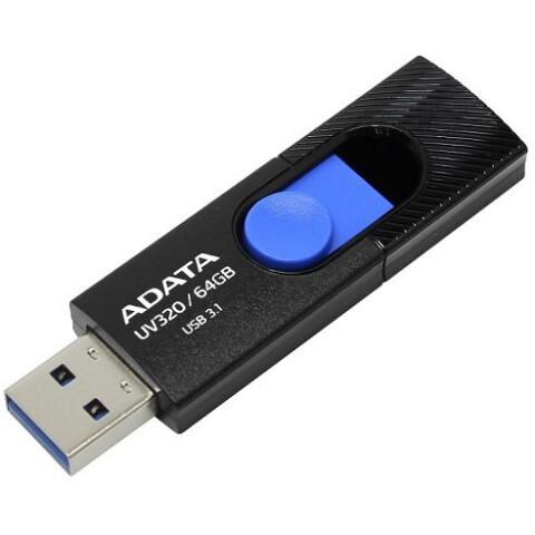 USB Flash накопитель 64Gb ADATA UV320 Black/Blue_0