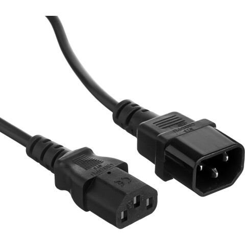 Кабель питания IEC-320-C13 - IEC-320-C14, 0.5м, Exegate EP280620RUS