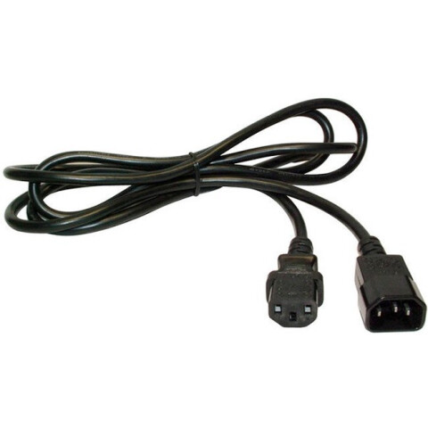 Кабель питания IEC-320-C13 - IEC-320-C14, 1.8м, Lanmaster LAN-PP13/14-1.8-BK