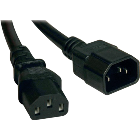 Кабель питания IEC-320-C13 - IEC-320-C14, 2м, ITK PC-C13C14-2M