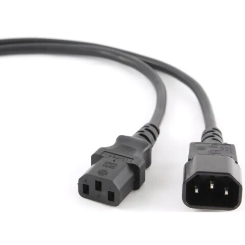 Кабель питания IEC-320-C13 - IEC-320-C14, 1.8м, Wize CAC6-C13-C14-1.8M