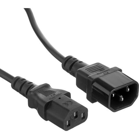 Кабель питания IEC-320-C13 - IEC-320-C14, 1.8м, Exegate ES280988RUS