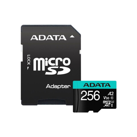 Карта памяти 256Gb MicroSD ADATA + SD адаптер (AUSDX256GUI3V30SA2-RA1)_0