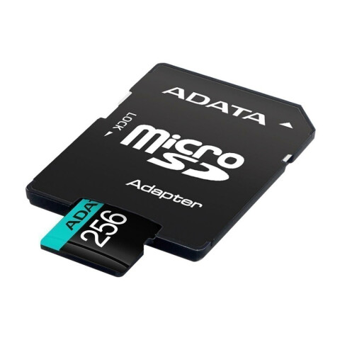 Карта памяти 256Gb MicroSD ADATA + SD адаптер (AUSDX256GUI3V30SA2-RA1)_1