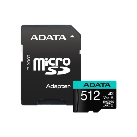 Карта памяти 512Gb MicroSD ADATA + SD адаптер (AUSDX512GUI3V30SA2-RA1)_0