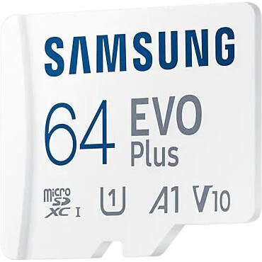 Карта памяти 64Gb MicroSD Samsung EVO Plus + SD адаптер (MB-MC64KA)_4