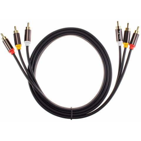 Кабель 3xRCA (M) - 3xRCA (M), 1.5м, Telecom TAV7150M-1.5M