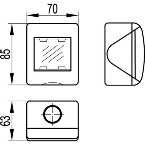 Настенная коробка DKC 54655_2