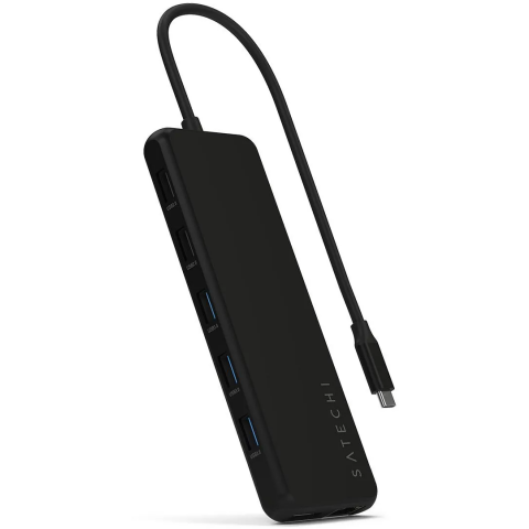 Док-станция Satechi 13-in-1 USB-C Triple Display Multiport Adapter Black_0