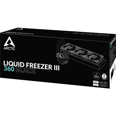 Система жидкостного охлаждения Arctic Cooling Liquid Freezer III 360 Black_4