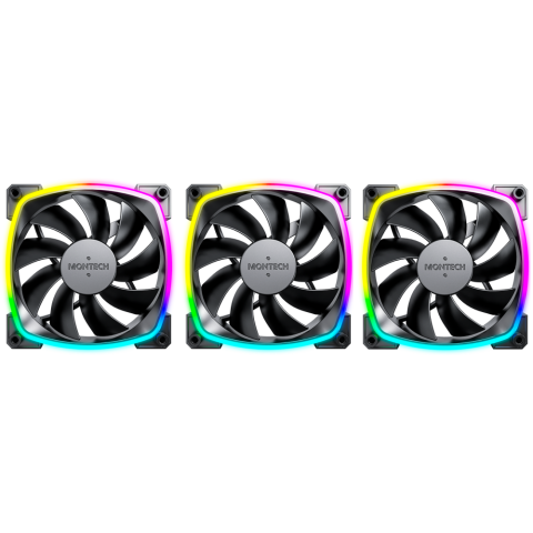 Вентилятор для корпуса MONTECH AX120 PWM BLACK (3 шт.)