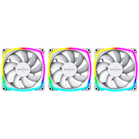 Вентилятор для корпуса MONTECH AX120 PWM WHITE (3 шт.)