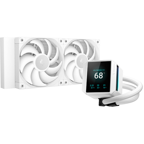 Система жидкостного охлаждения DeepCool MYSTIQUE 240 White