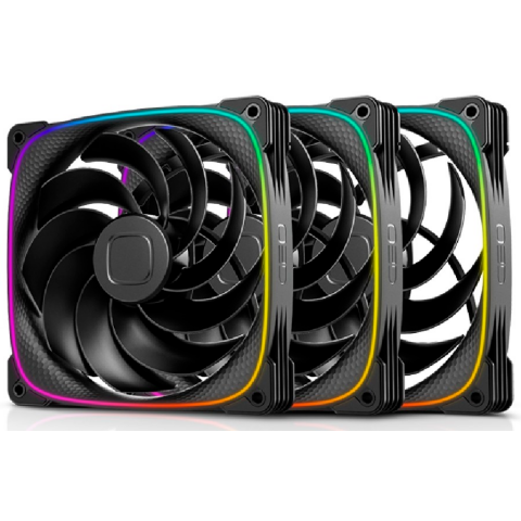 Вентилятор для корпуса Geometric Future Squama 2503RB-14 Reverse Black (3 шт.)