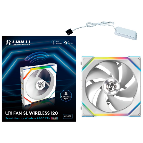 Вентилятор для корпуса Lian Li UNI Fan SL Wireless 120 White_5