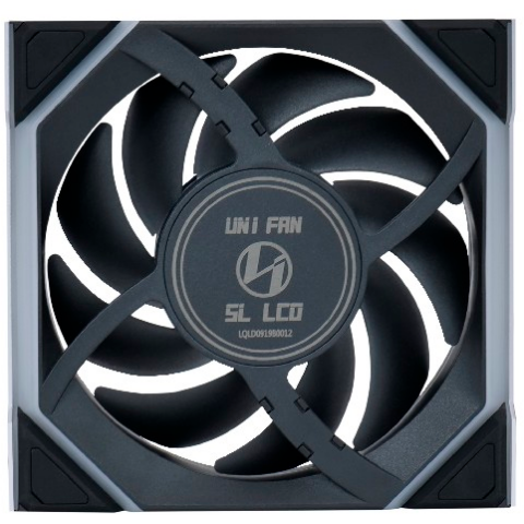 Вентилятор для корпуса Lian Li UNI Fan SL Wireless LCD 120 Reverse Blade Black_1