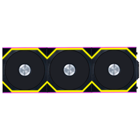 Вентилятор для корпуса Lian Li UNI Fan SL Wireless 120 Black (3 шт.)