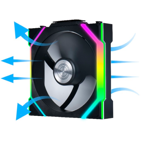 Вентилятор для корпуса Lian Li UNI Fan SL Wireless 120 Reverse Blade Black (3 шт.)_7