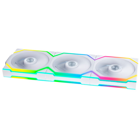 Вентилятор для корпуса Lian Li UNI Fan SL Wireless 120 Reverse Blade White (3 шт.)_0