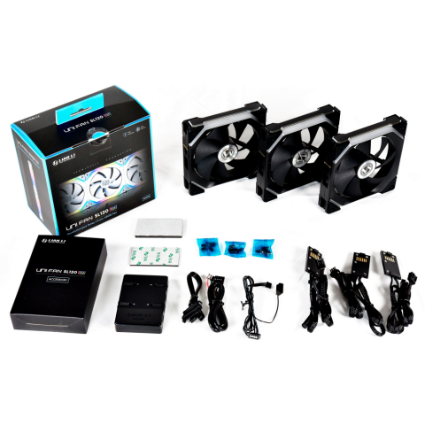 Вентилятор для корпуса Lian Li UNI Fan SL 120 Black (3 шт.)_4