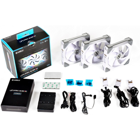 Вентилятор для корпуса Lian Li UNI Fan SL 120 White (3 шт.)_5