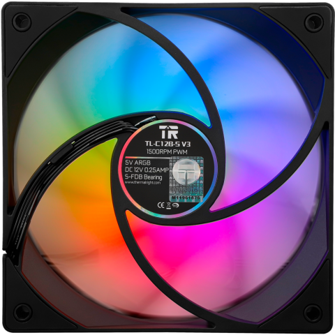 Вентилятор для корпуса Thermalright TL-C12B-S V3 (3 шт.)_7