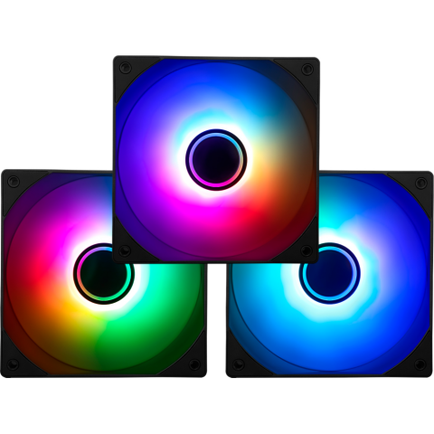 Вентилятор для корпуса Thermalright TL-C12B-S V3 (3 шт.)